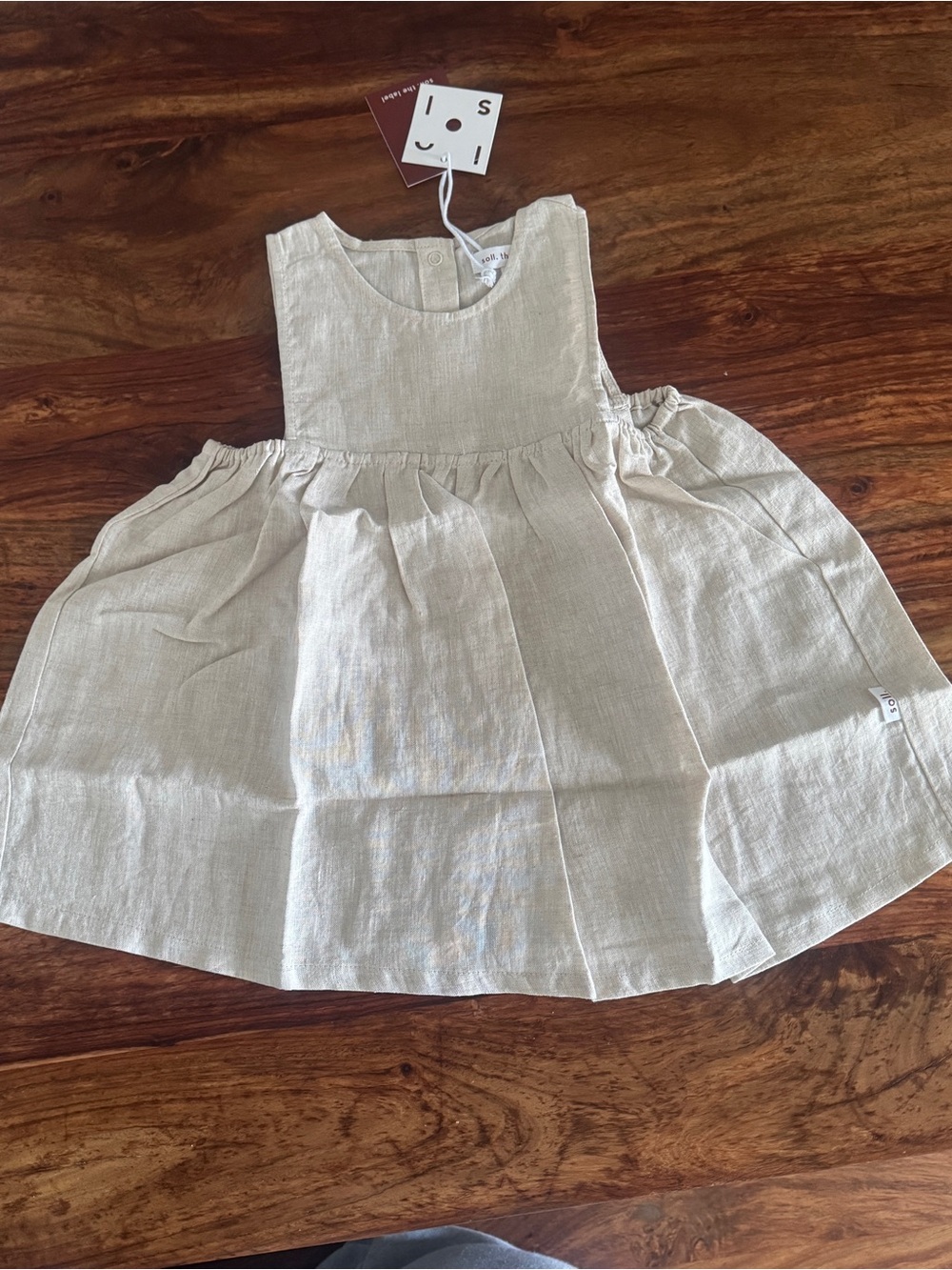 100% Linen Singlet Dress